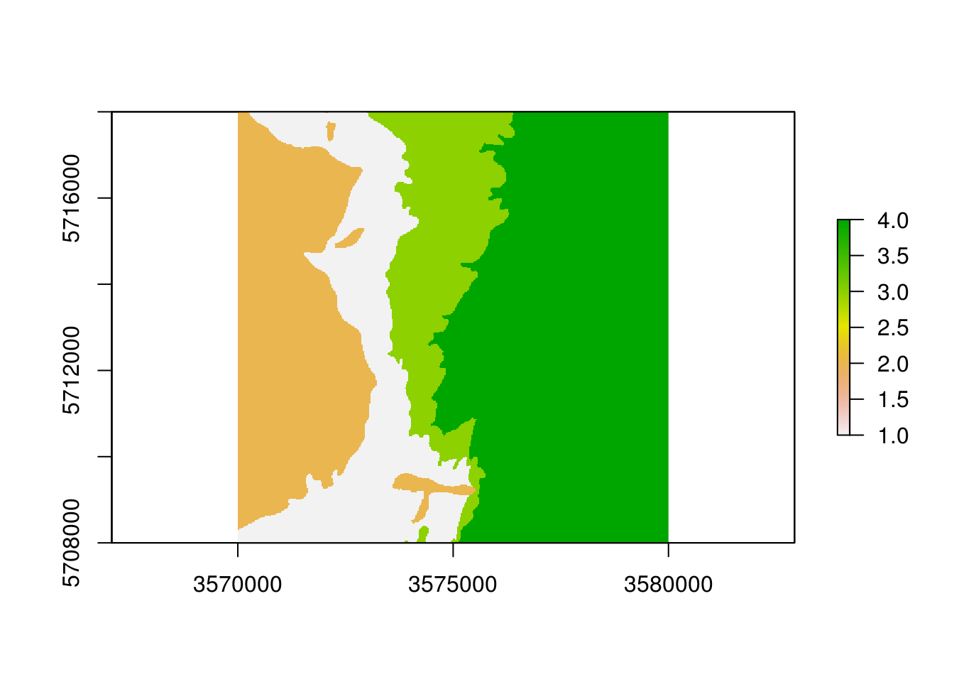 Ebergotzen parent material polygon map rasterized to 25 m spatial resolution.