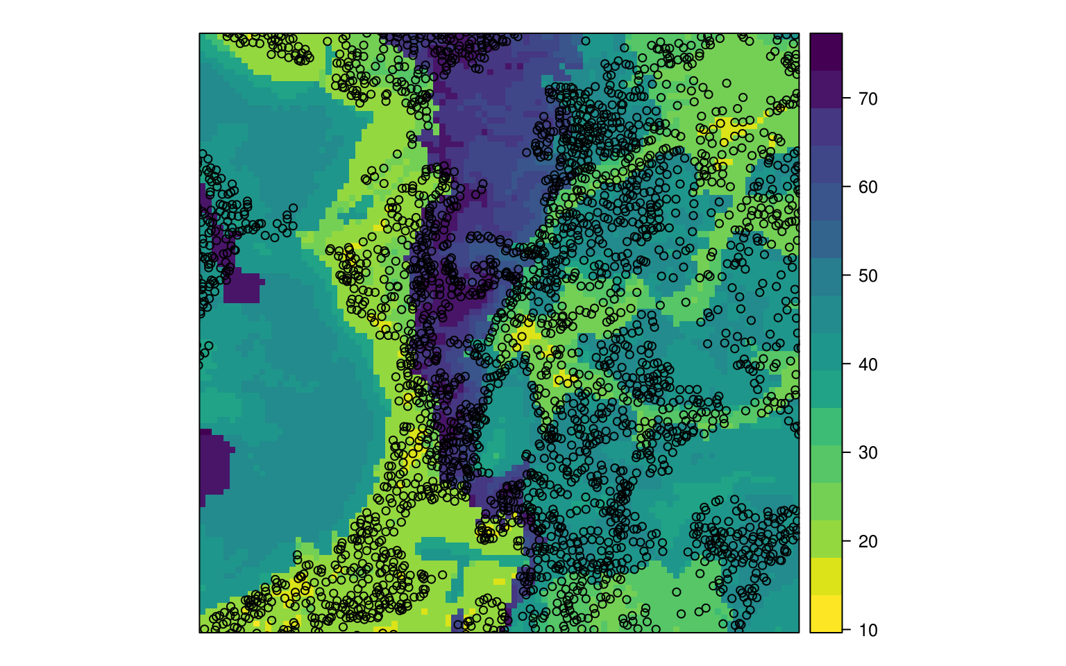 Predicted sand content based on deep learning.